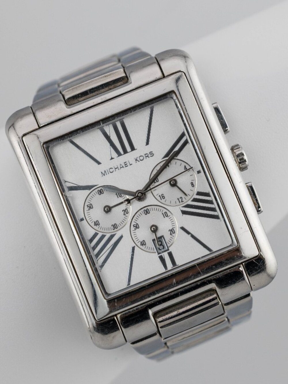 Michael Kors MK-3171 Chronograph Quartz Analog Women's Watch New Battery